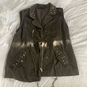 Army studded vest